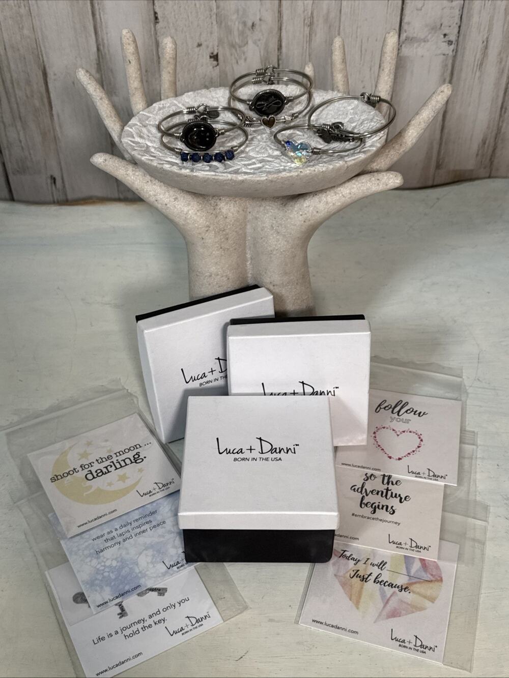 Luca And Danni Set Of 6 Bracelets With Cards And Boxes